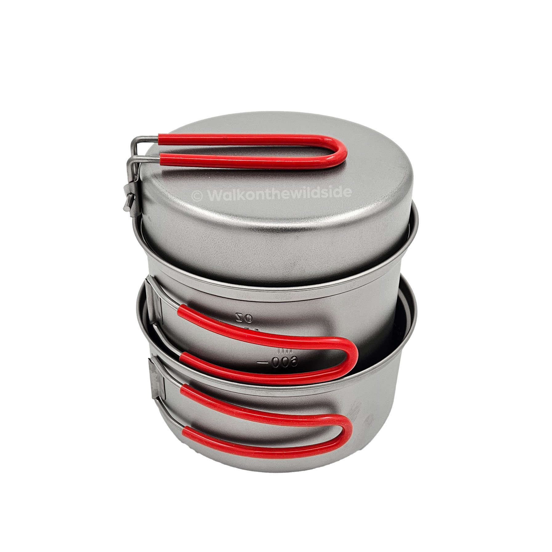 Evernew Ti UL Pot 0,6l mit Deep Pot 900 darin